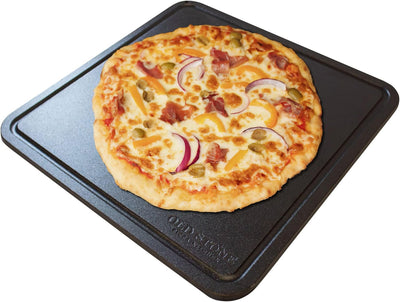 Plancha pizza acero 14x14pulg 1/4pulg