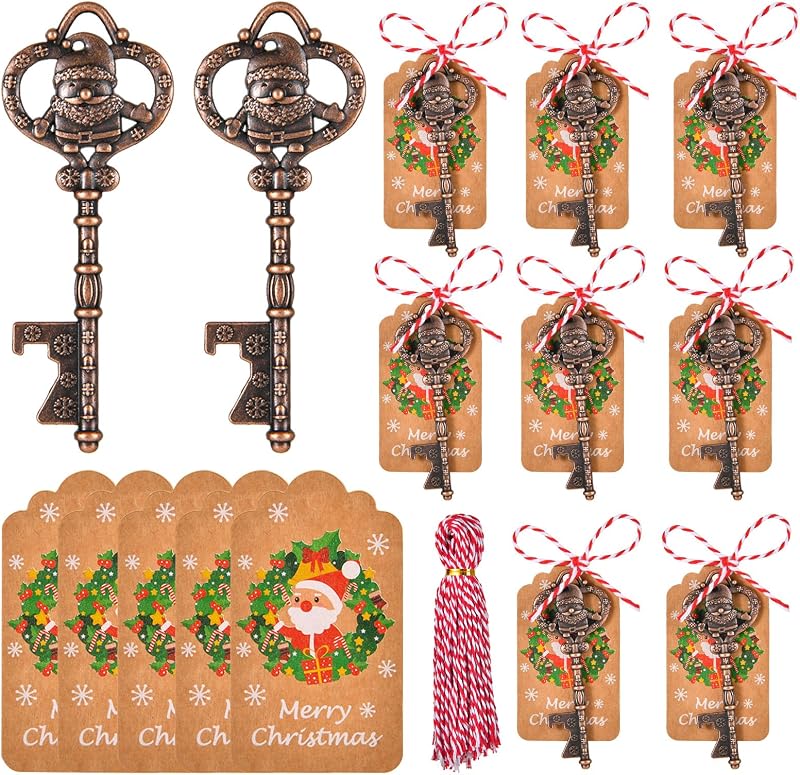 Abrebotellas con llave temática Navidad Papá Noel