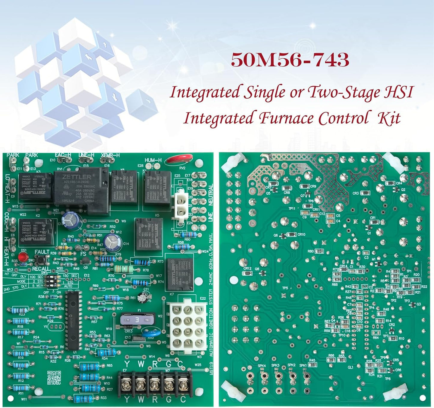 Placa control horno reemplazo Goodman PCBBF162S