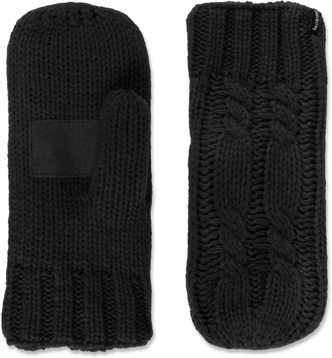 Guantes tejidos gruesos para frío con forro suave