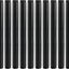 Tubo hierro fundido 1x12" negro 10uds roscado vintage