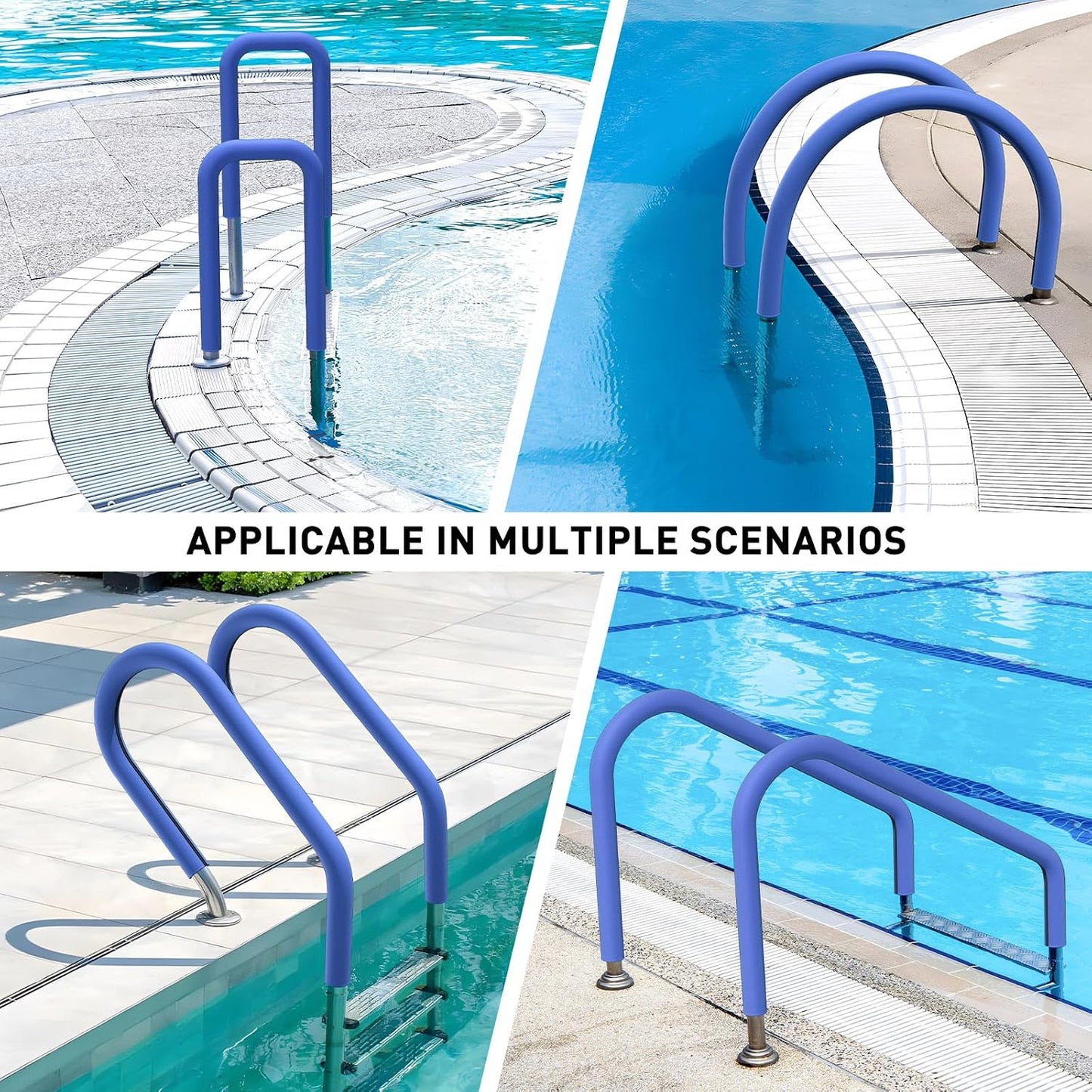 Funda antideslizante pasamanos piscina 6ft con cremallera