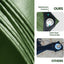 Lona impermeable duradera para camping jardín azul/verde militar
