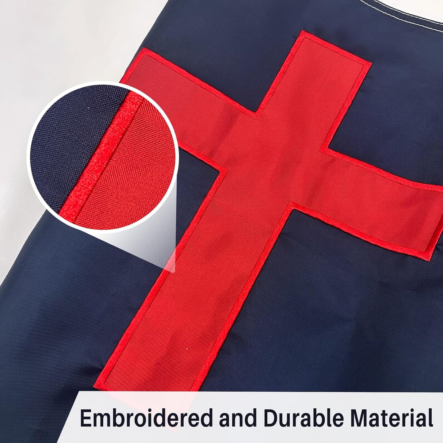 Bandera cristiana 3x5ft con cruz de Jesucristo 2 ojales