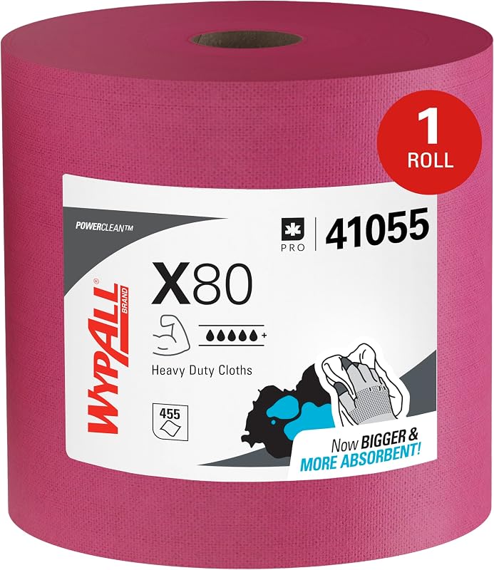 Toallitas resistentes color rojo 455 hojas