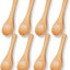 8 Cucharas Madera 3.5pulg Mini para Café Té Azúcar