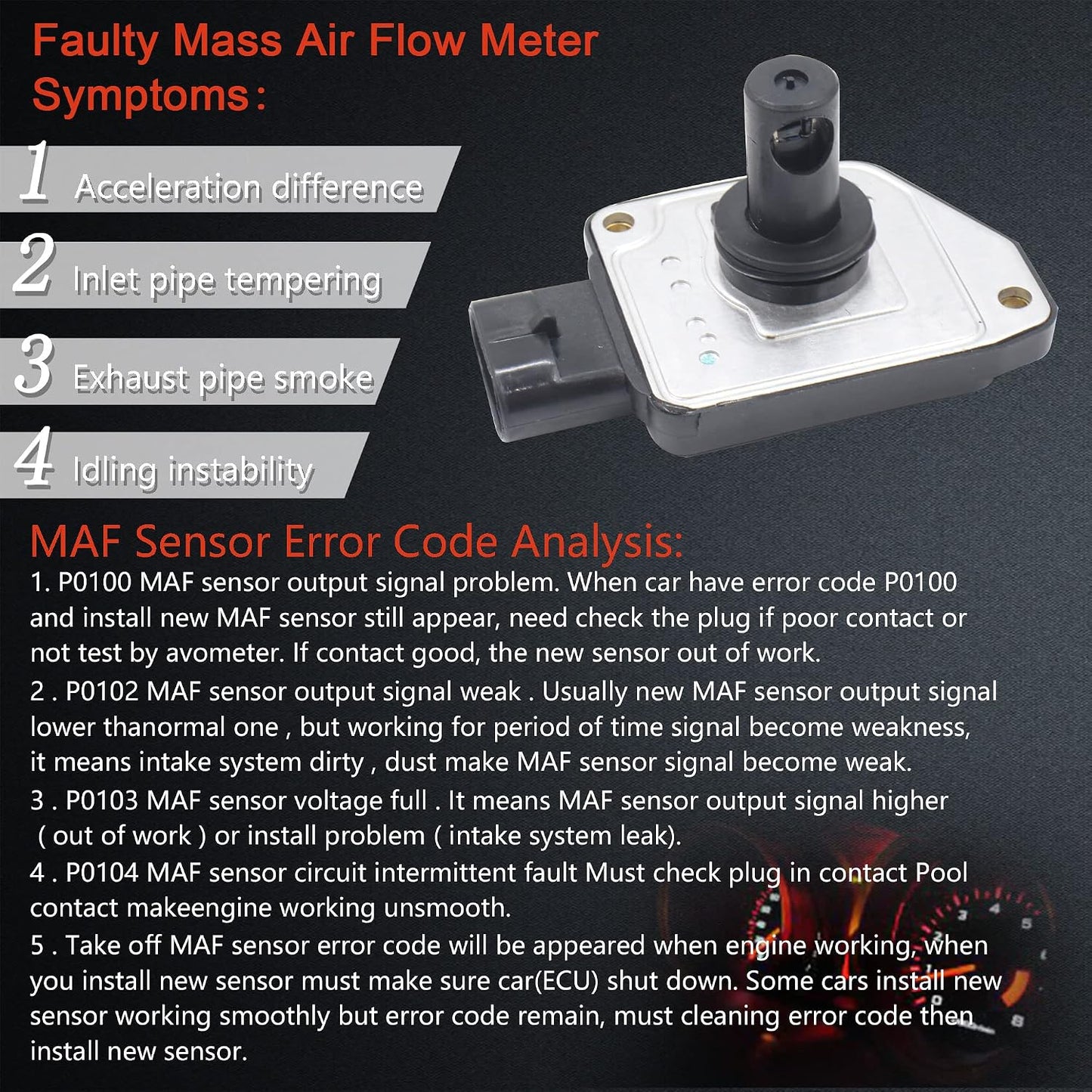 Sensor flujo aire masivo comp Buick Chevy 97-98