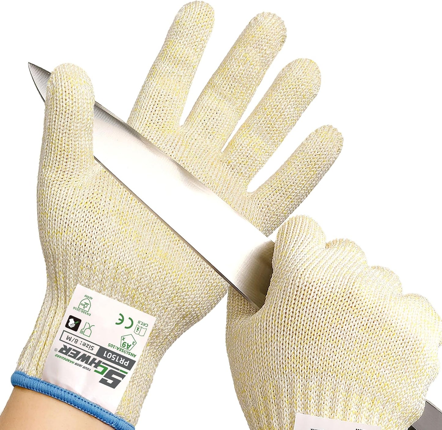 Guantes corte ANSI PR1501 grado alimenticio 10X