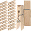 Set 20 Pinzas Madera 2.83pulg para Colgar Ropa Exteriores