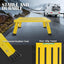 Escalón plegable aluminio 3 niveles antiderrap caravana