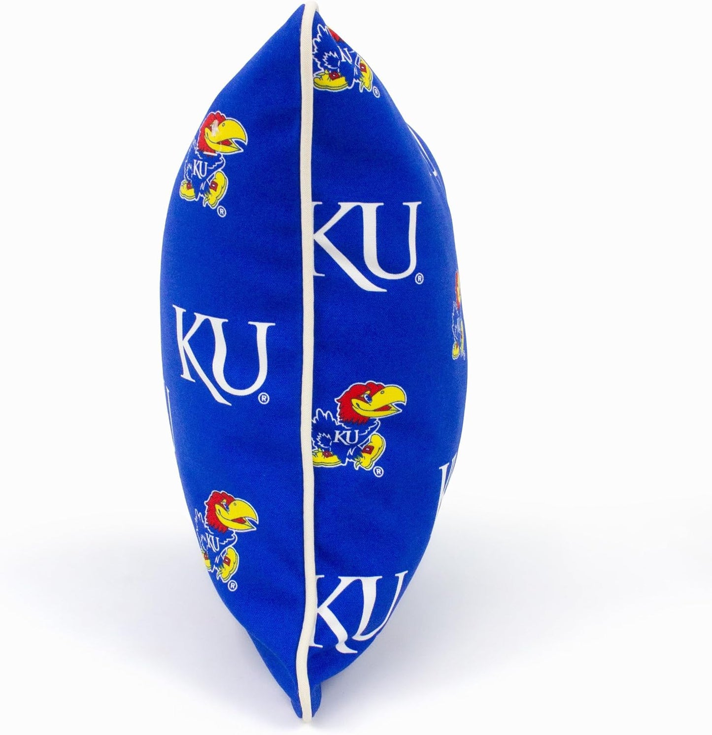 Almohada decorativa exterior 16x16pulg Kansas Jayhawks