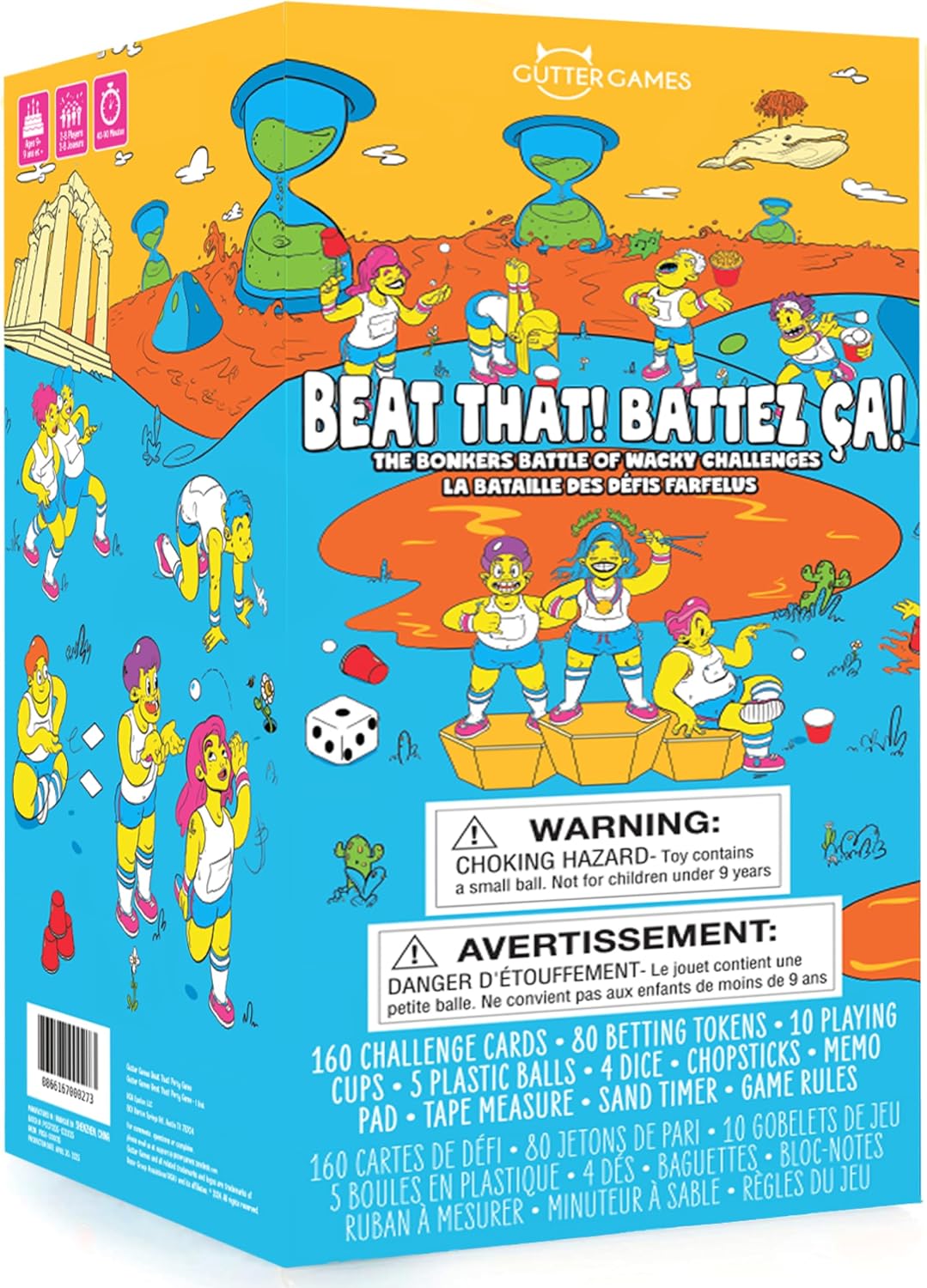 Set fiesta familiar Bonkers Battle para niños y adultos