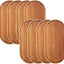 Bandejas madera servir 12x5.5pulg set 8