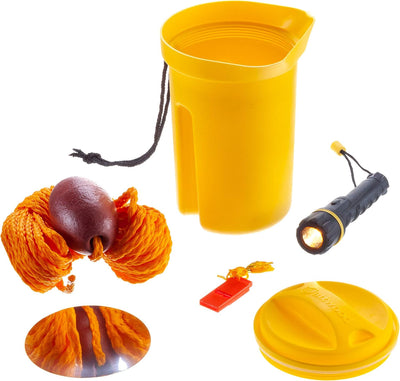 Kit seguridad silbato linterna alcaudal línea multicolor