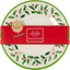 Set 4 Pzas Platos Melamina 12pulg Cubicas Navideñas