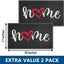 2 Alfombras Puerta 30x17.5" Antiderrap Absorbente