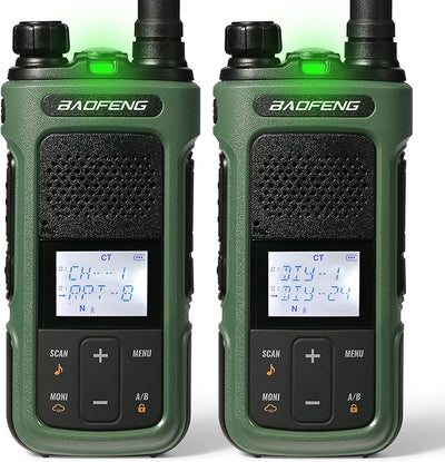 Radio GMRS portátil 2 vías con auricular (set 2)