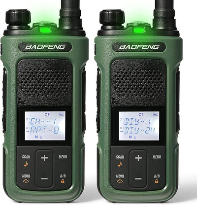 Radio GMRS portátil 2 vías con auricular (set 2)