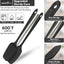 Set 4 Espátulas Silicona Resistente 600°F Sin Costuras