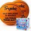 Bola baloncesto 5" inflable sin bomba color naranja