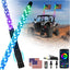 2 Luces LED 4pulg RGB Sincronización Música UTV ATV Barco
