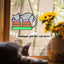 Atrapasoles cristal gris para ventanas regalos mascotas