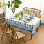 Mantel rectangular verano 60x84pulg vintage limones jazmín