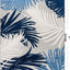 Alfombra exterior interior contemporánea floral duradera