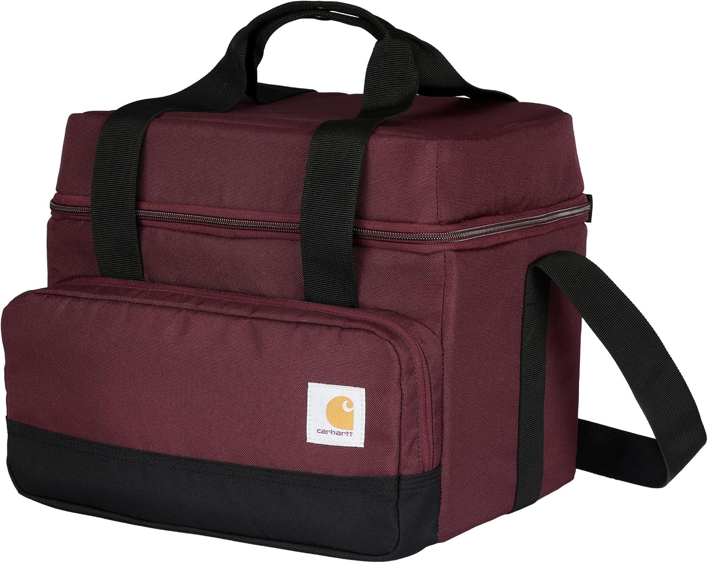 Hielera Carhartt aislada 2 comp. con bolsillo camping