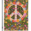 Bandera jardín flores de la paz 12x18pulg doble cara
