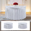 2 Pzas Manteles Redondos 5ft Velour Brillante Boda