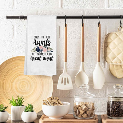 Toalla cocina decorativa para gran tía anunciar embarazo