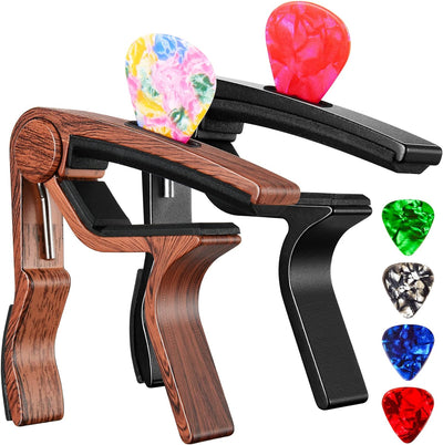 Capo guitarra eléctrica acústica ukelele pack 2 abrazaderas