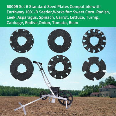 Juego 6 platos semillas compatibles Earthway 1001-B