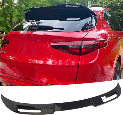 Alerón trasero Alfa Romeo Stelvio 18-25 Negro Brillante
