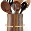 Soporte utensilios acacia giratorio encimera cocina