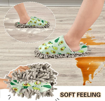 Pantuflas microfibra suave lavable para hogar y limpieza