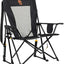 Silla camping plegable con reposabrazos y soporte bebidas