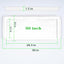2 Pzas Bandejas Plástico Rectangulares para Macetas 30"