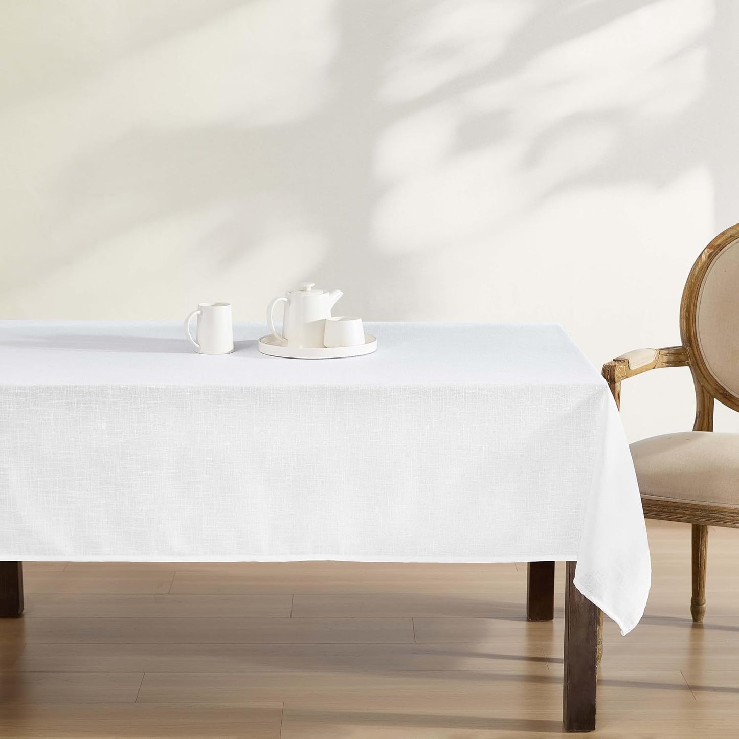 Mantel tela suave para cenas formales 60x84pulg blanco