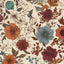 Papel tapiz floral amarillo 17.5x393" autoadhesivo