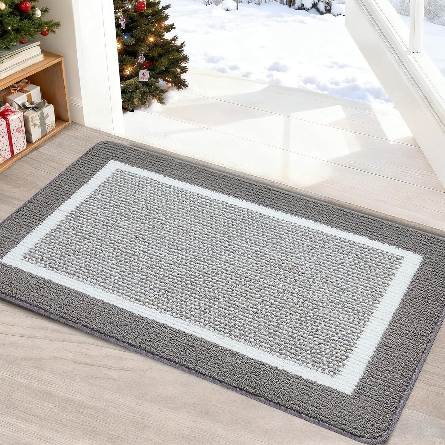 Tapete puerta 24x36" antiderrap goma absorbente