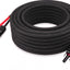 Cable solar 10 AWG 50pies con conectores impermeables
