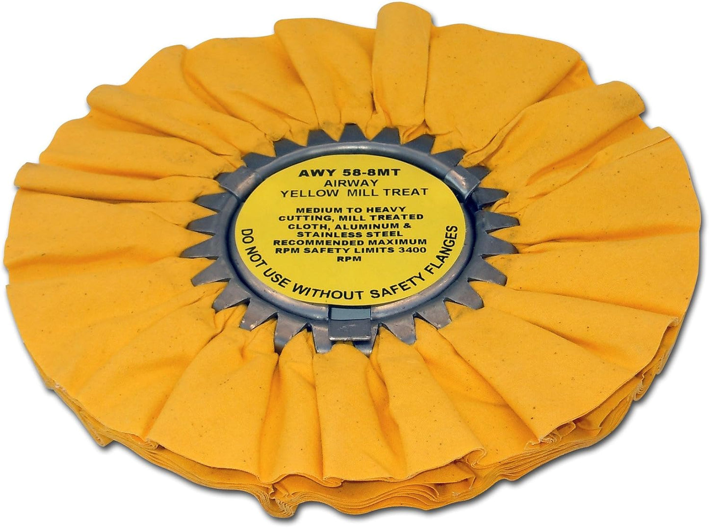 Rueda pulido Airway Mill 58-8 MT Amarillo