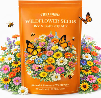 Semillas flores silvestres para abejas 4oz mezcla anual