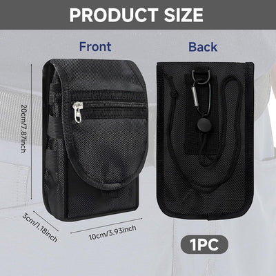 Bolsa herramientas cinturón táctico de nailon con soporte celular