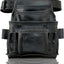 Bolsa cuero negro 10 bolsillos herramientas con cinturón