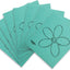 8 Pzas Paños Suecos Reutilizables Verde Menta
