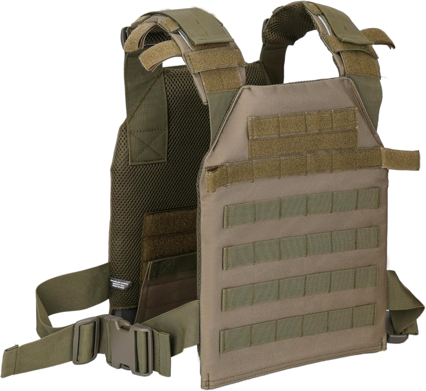 Chaleco táctico Molle ajustable para entrenamiento fuerza