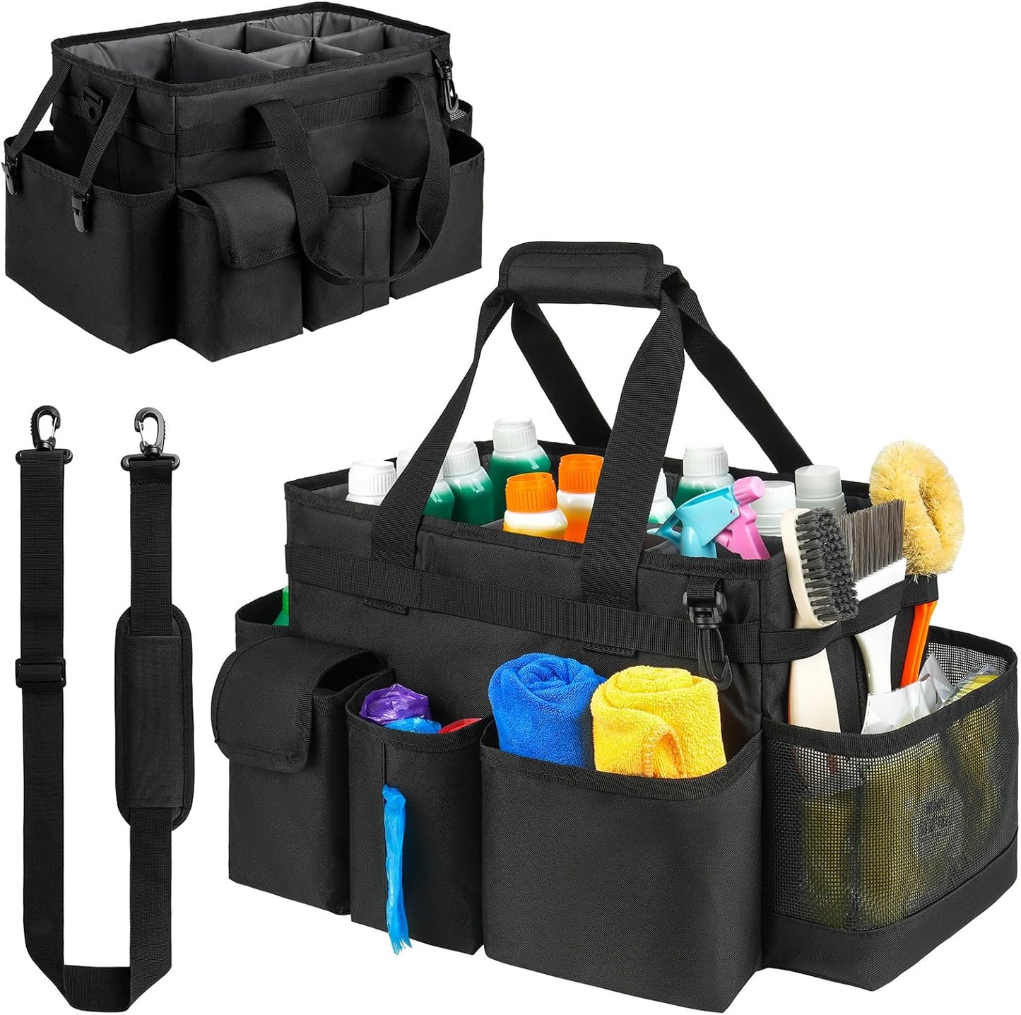 Bolsa almacenamiento hidromasaje con asa y correa hombro